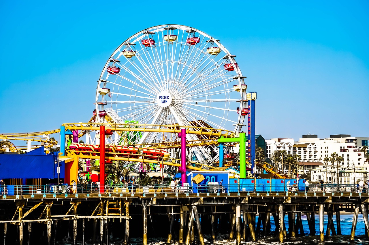 Santa monica California pier.