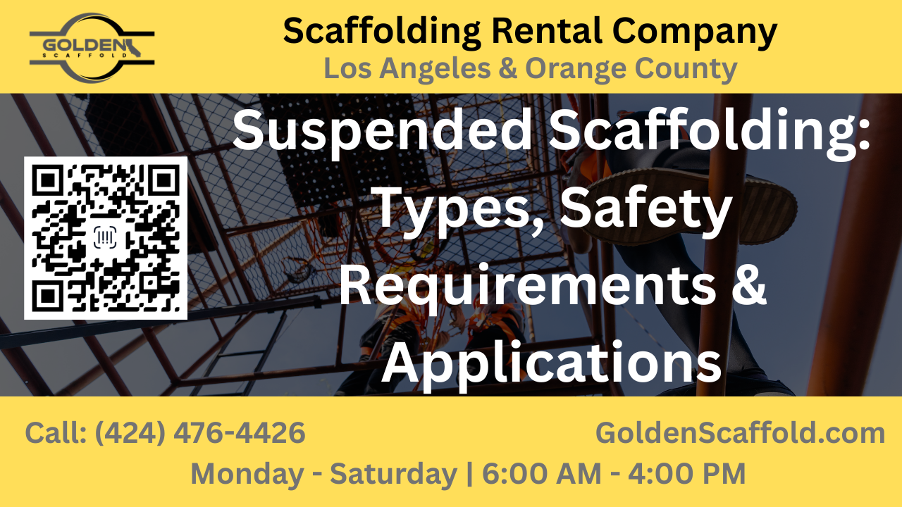 Suspended Scaffolding: Types, Safety Requirements & Applications - suspended scaffolding -